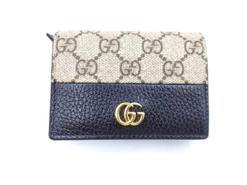グッチ買取 GGマーモント コンパクトウォレット 658610